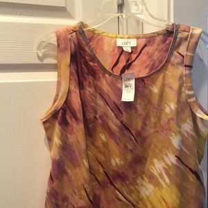 New Ann Taylor Loft Sleeveless Shirt, Size M, $49